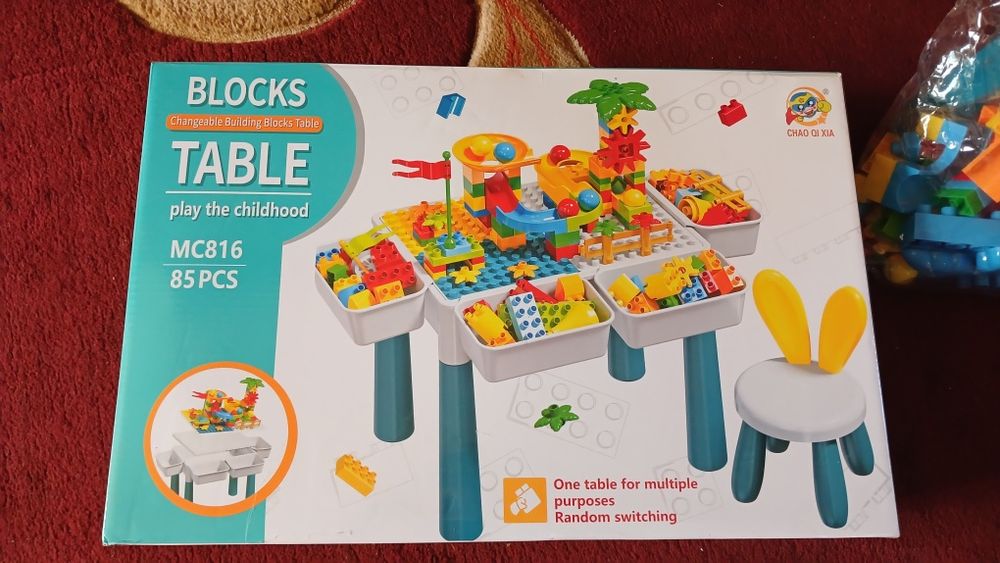 Дитячий ігровий столик зі стільцем