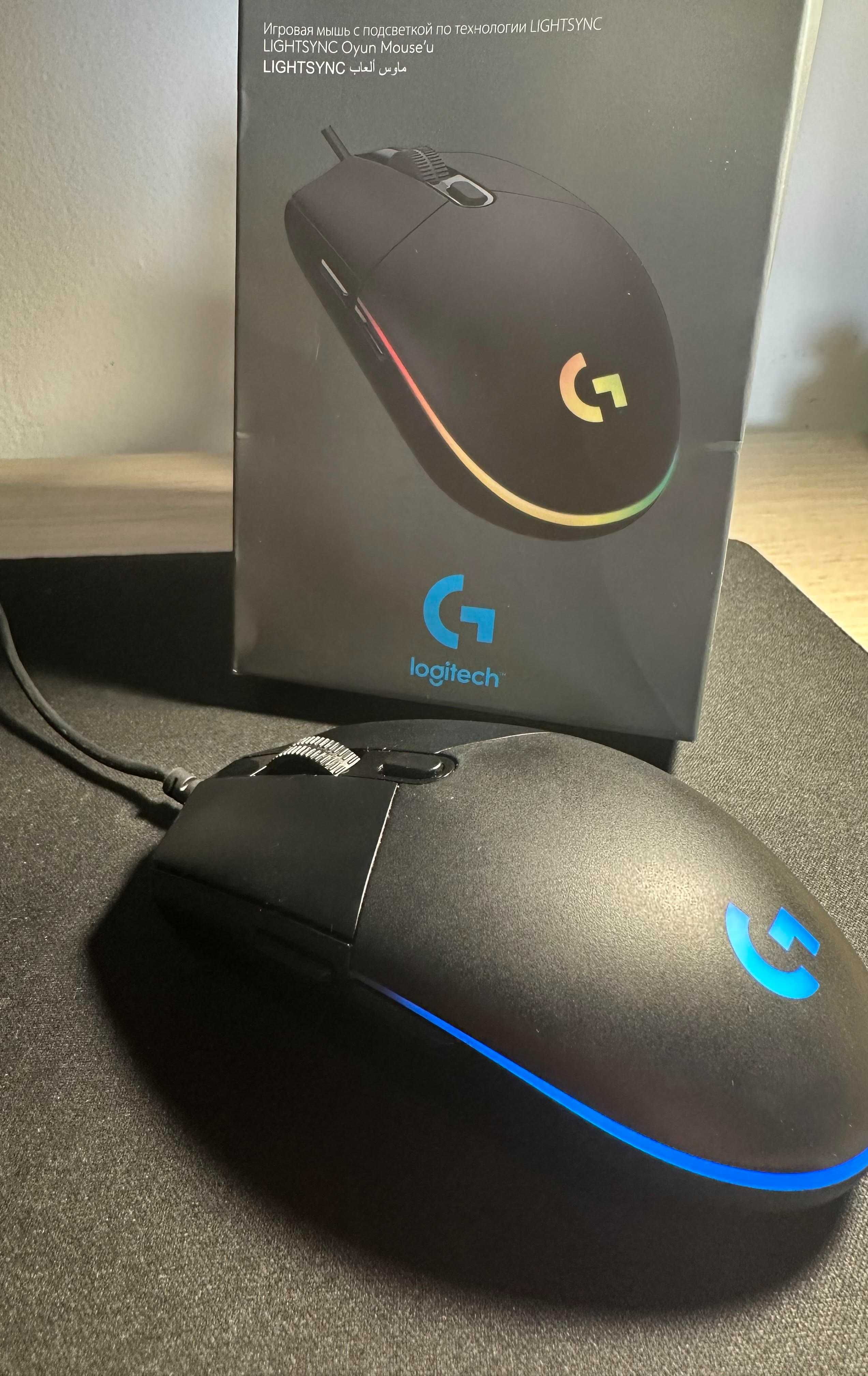 Mysz Logitech G102 Lightsync Gaming Mouse Black