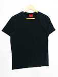 BZ50 Bawełniana koszulka męska Hugo Boss T-shirt czarna serek M
