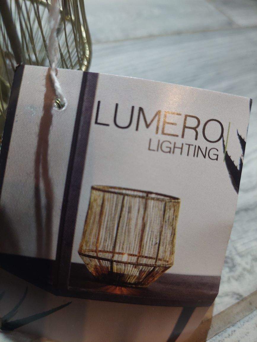 Świecznik metalowy Lumeron Lighting nowy złoty boho loft

Sprzedam no
