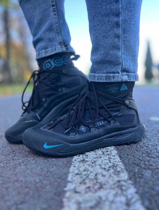 (БЕЗ ПЕРЕДОПЛАТИ)nike acg terra antarktik gore-tex black blue найк асг