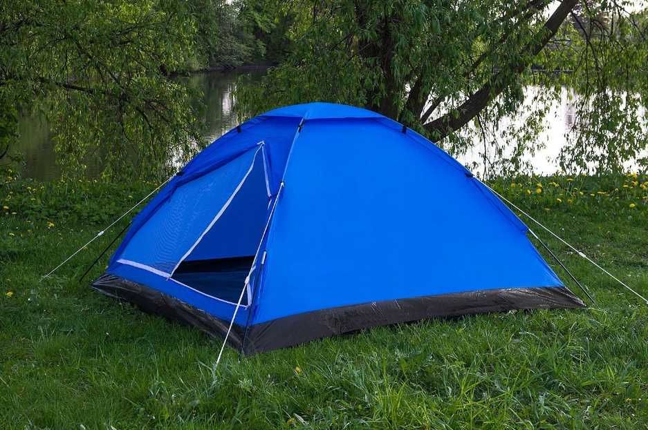 2w1 XXL Mocny Namiot Turystyczny Kempingowy Rodzinny 4 Osobowy +GRATIS