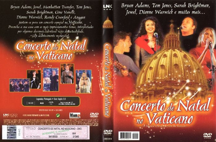 DVD "Concerto de Natal no Vaticano"