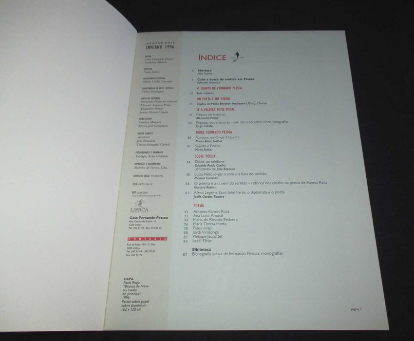 Tabacaria 2 Revista de Poesia e Artes Plásticas