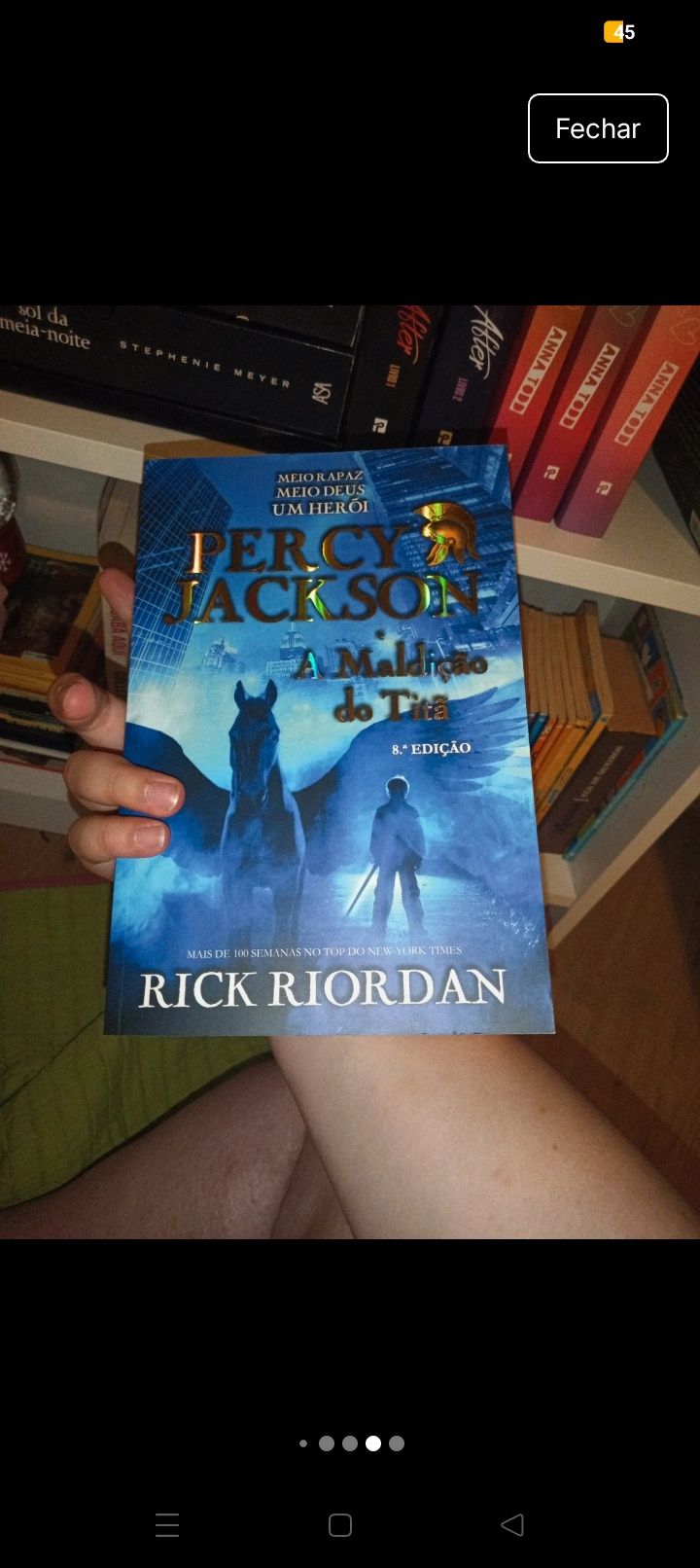 Percy jackson 3 primeiros livros