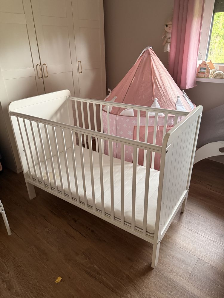 Łóżeczko dzieciece woodies country cot 120x60