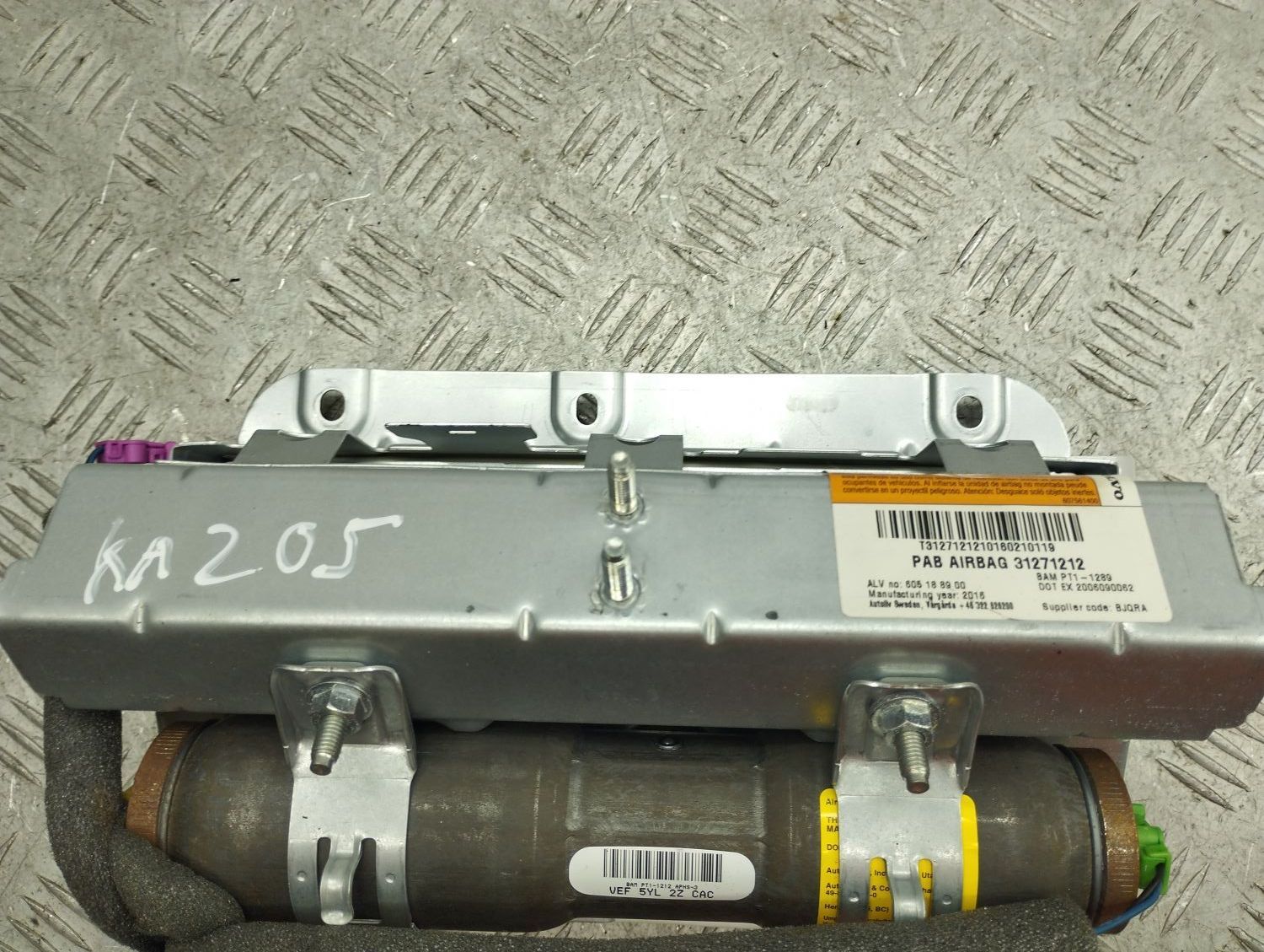 Подушка безопасности airbag пассажирская 31271212 для Volvo S80 II 201