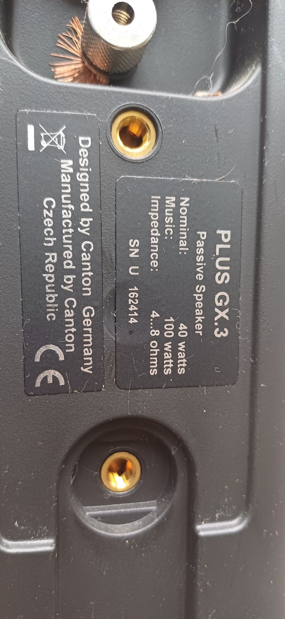 Canton Plus X.3 głośnik naścienny czarny 100W
Canton Plus X.3 Black to