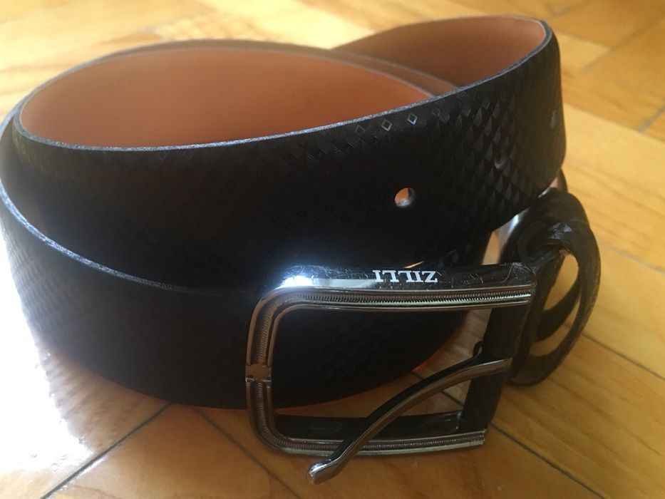 Брендовый мужской ремень Zilli