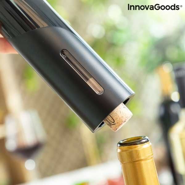 Saca-rolhas Elétrico com Acessórios para Vinho