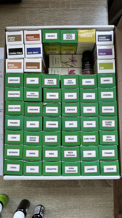 Olejki zapachowe zestaw 60 szt.