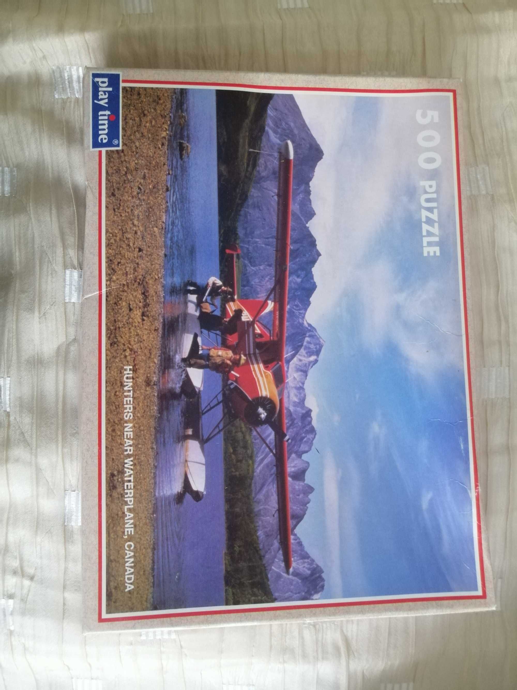 Puzzle "Hunters near waterplane, Canada"