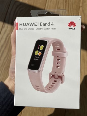 Huawei band 4 różowa