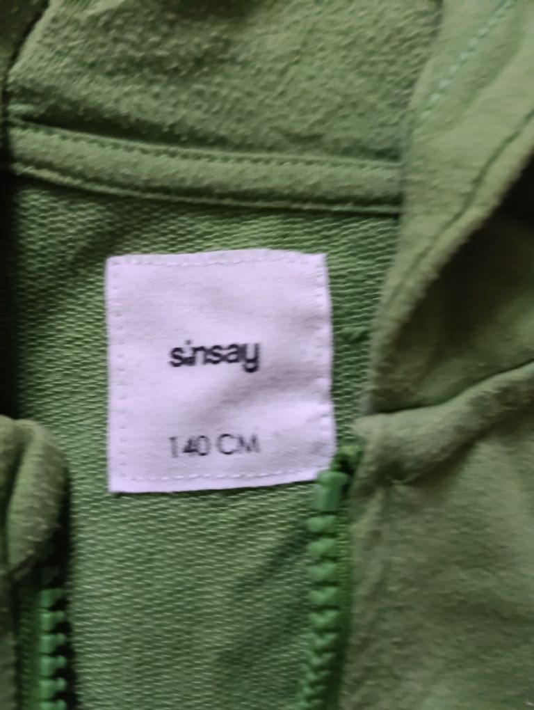 Bluza chłopięca zielona 140