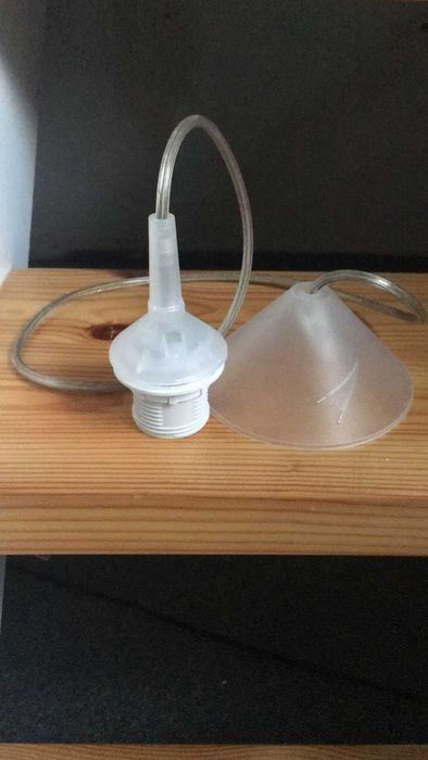 ZWIS przewód do lampy wiszącej, abażura przeźroczysty E27