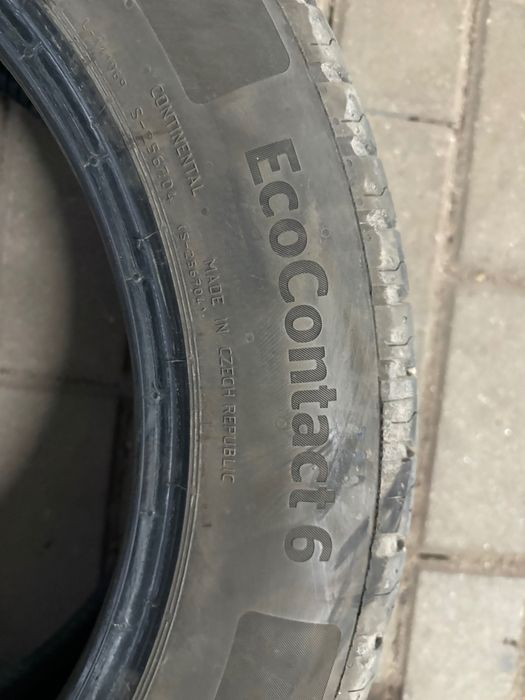 Opony letnie komplet - Continental Ecocontact 6 195/55 R16, 3 tys km
