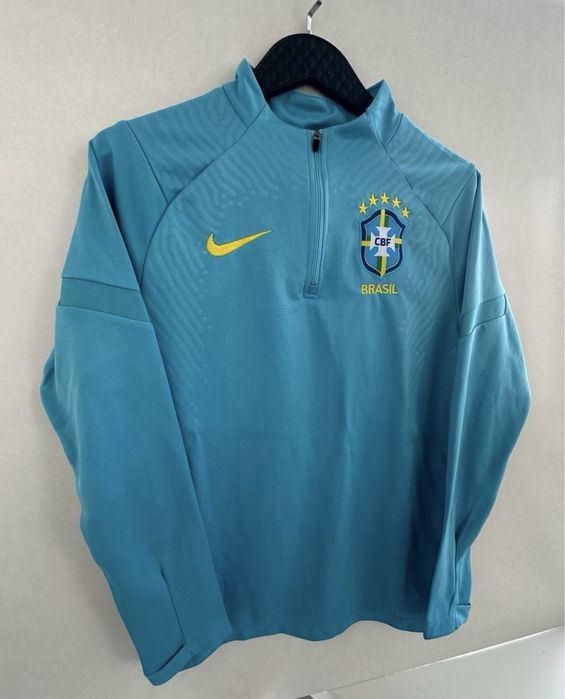 Кофта Nike Dri Fit Brazil zip чоловіча S-M лонгслів