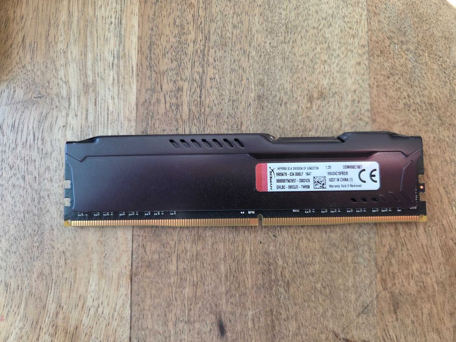 Pamięć HyperX Fury, DDR4, 8 GB, 2400MHz, CL15 (HX424C15FB2/8)