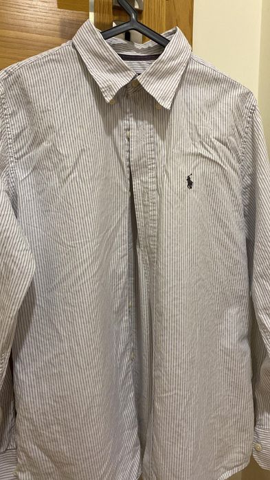 Camisa azul às riscas | Ralph Lauren
