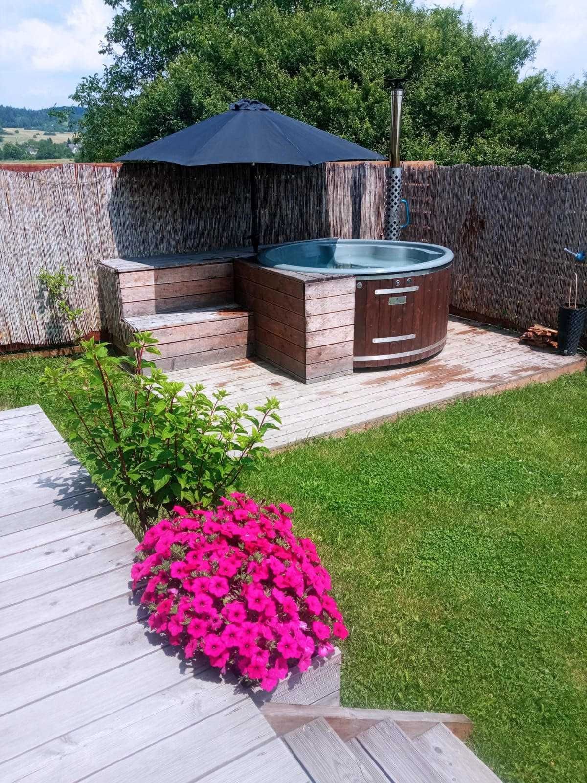 GORĄCA BECZKA Ruska Bania Balia Ogrodowa Jacuzzi Spa HOT TUB - RATY