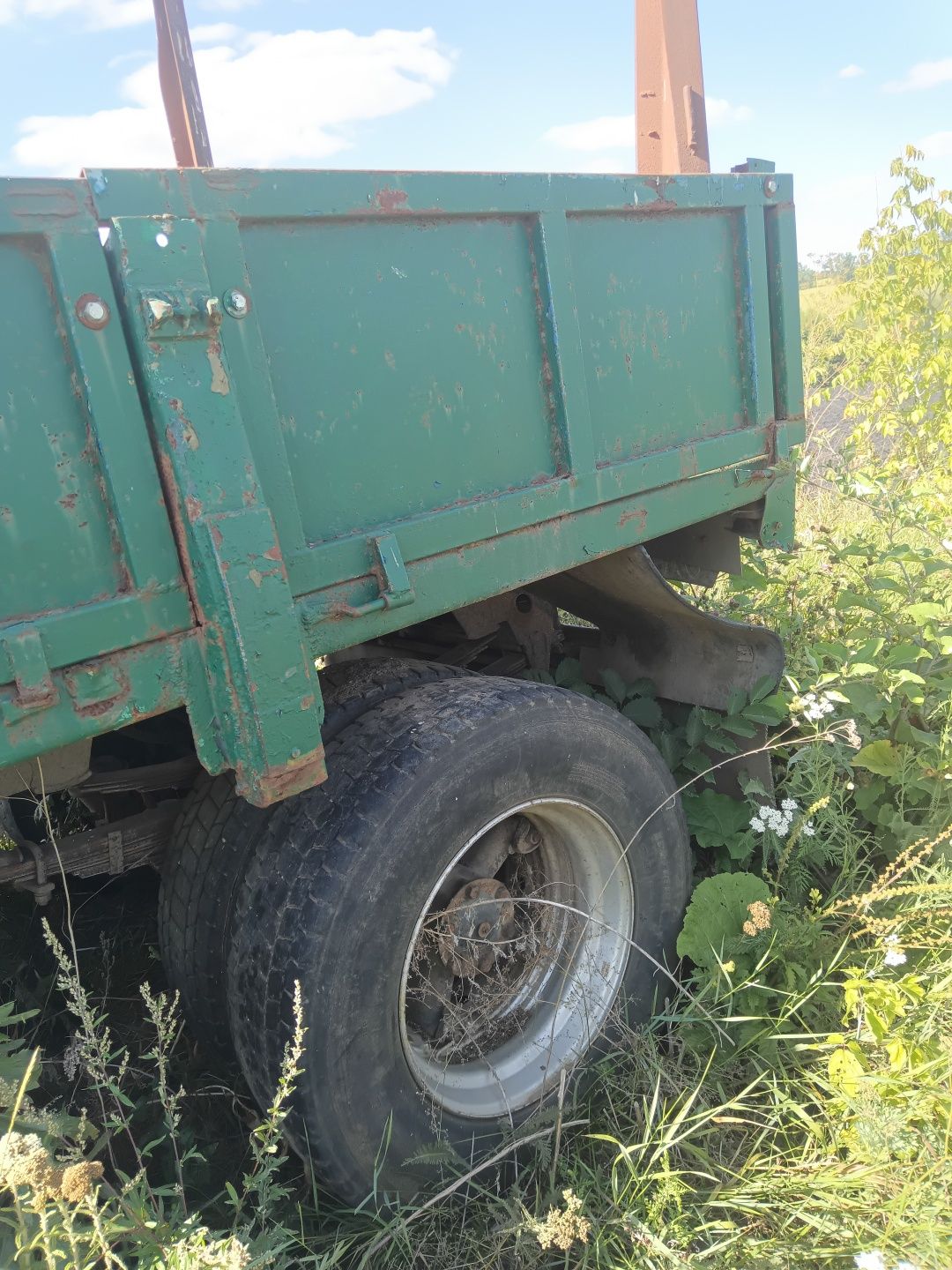 Прицеп на Урал(возили ліс)