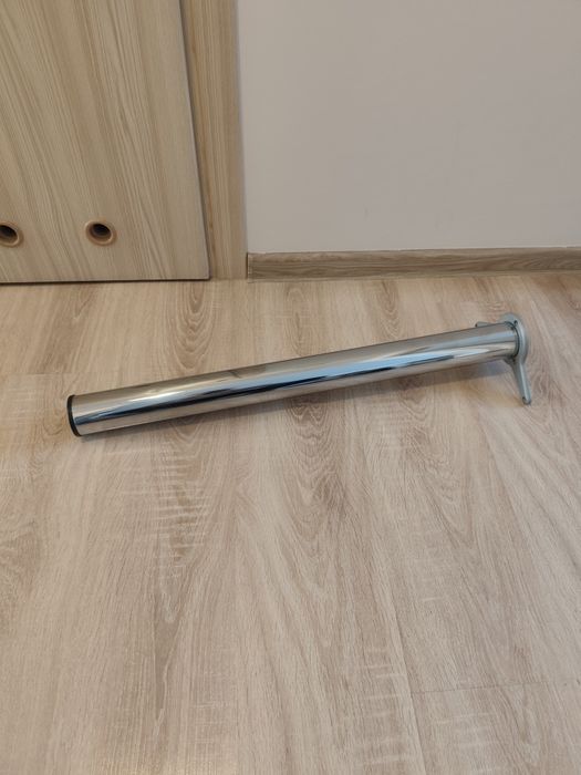 Metalowa noga do stołu blatu chrom Gamet 70 cm podstawa rura  Rzeszów