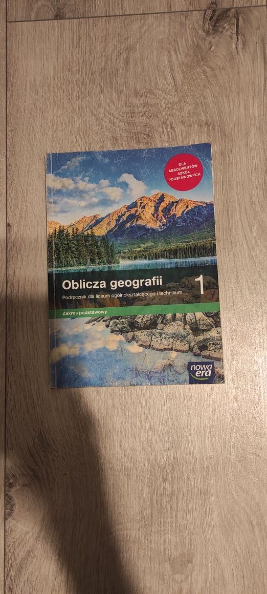Oblicza geografii 1 plus karty pracy