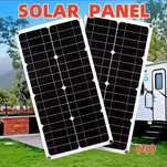 Kit de painel solar 25W/H. Carregador Solar portátil 12V e usb