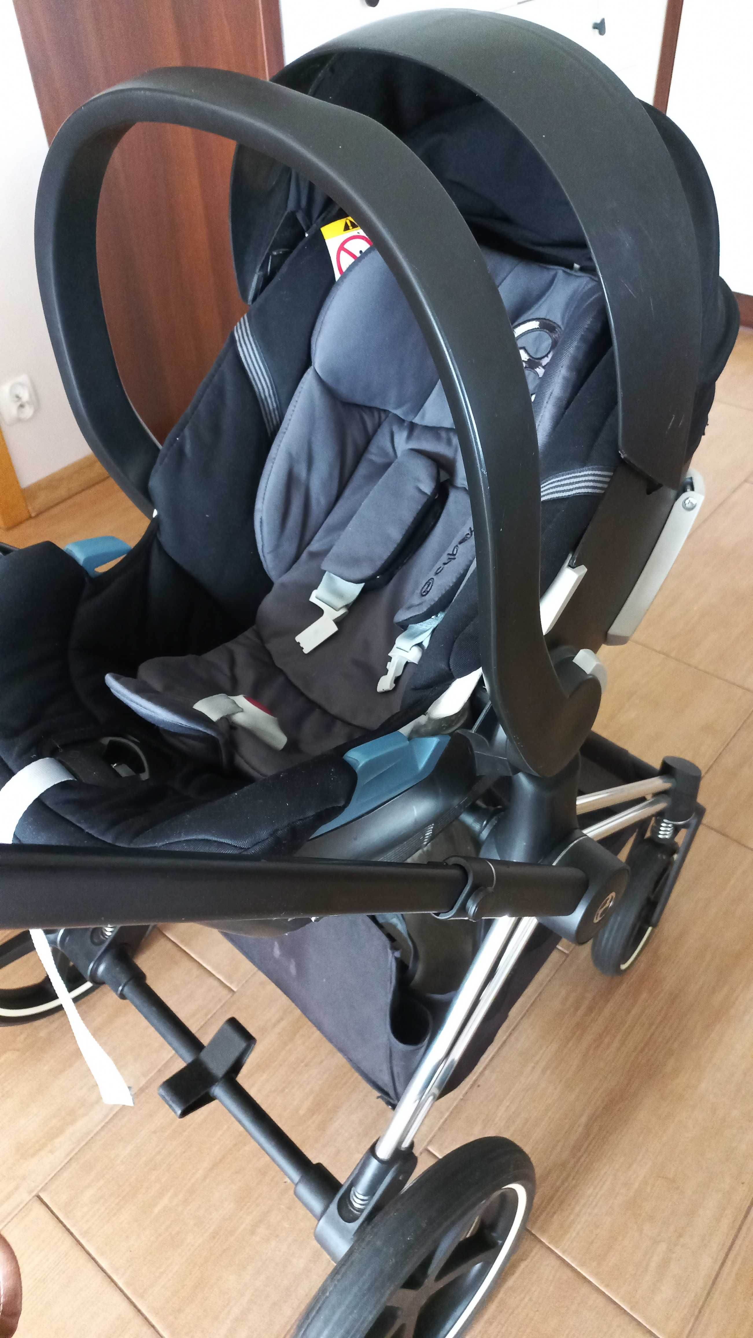 Wózek 3w1 Cybex Priam 2.0 w kolorze Manhattan Grey