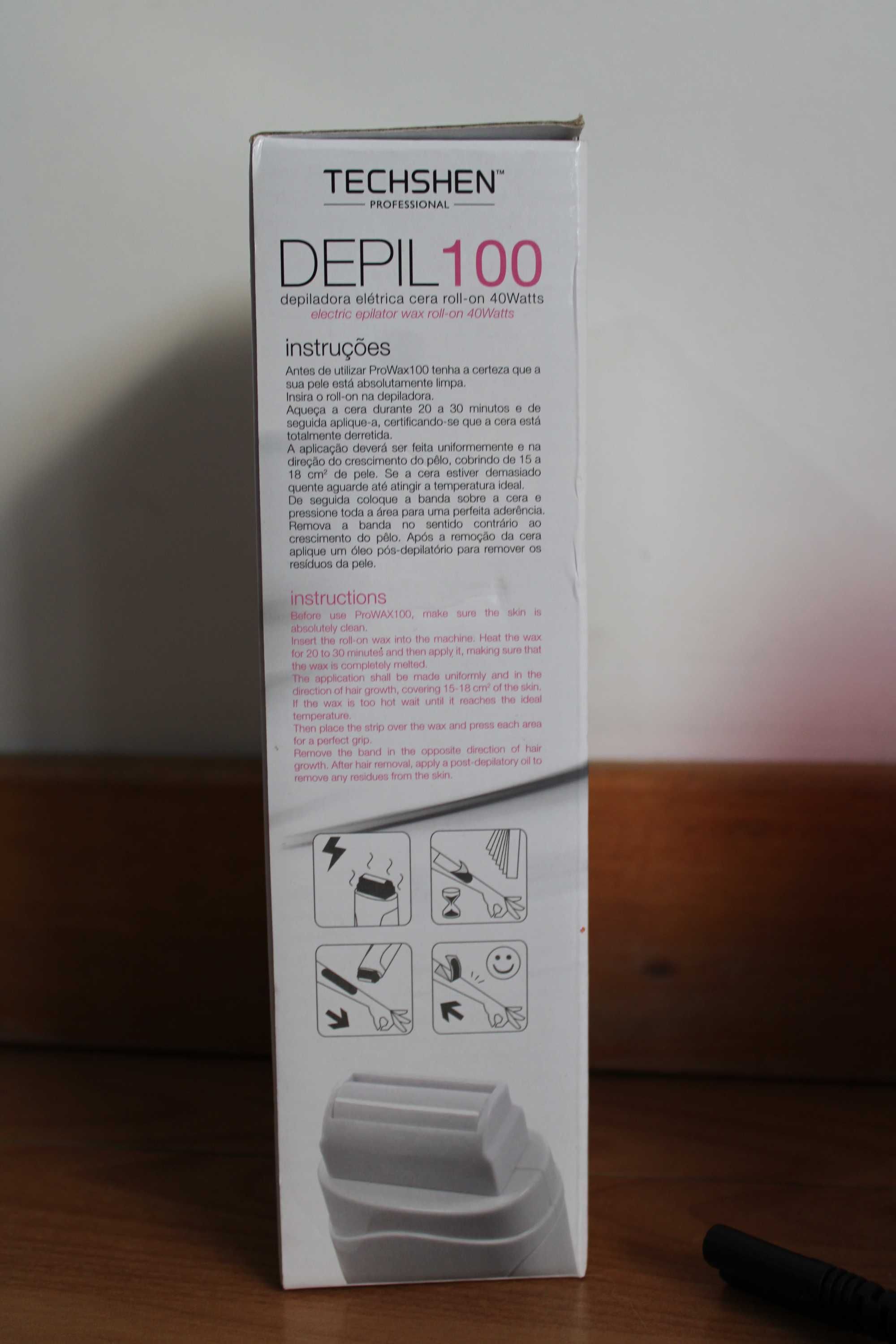 DEPIL 100 | Depiladora Elétrica Cera Roll-On 40 Watts