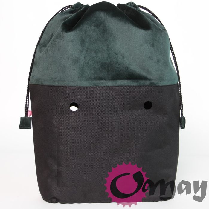 organizer do OBAG STANDARD worek welur ZIelona Butelka komin OMAY