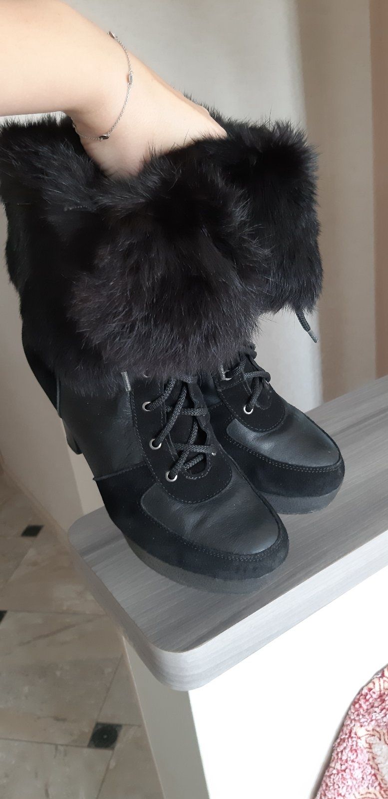 Зимове жіноче шкіряне взуття зимняя кожаная женская обувь