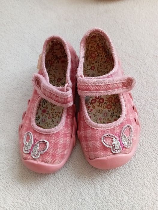 Kapcie Befado różowe