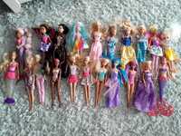 21 kolorowych lalek barbie