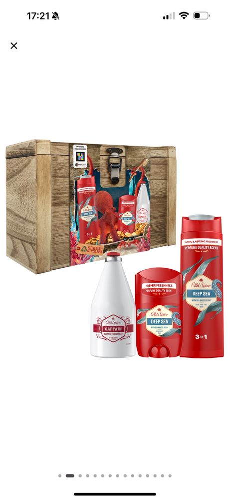 Zestaw nowy old spice w szkatułce