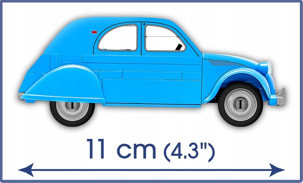 Klocki Cobi 24511 Samochód Citroen 2Cv Az Pojazd  Auto Autko 82 El