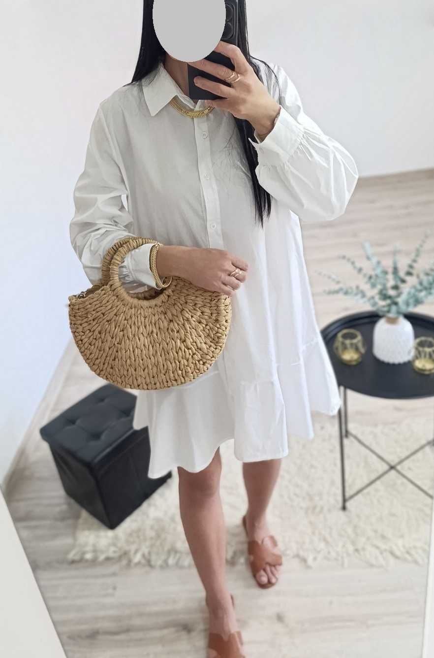 Sukienka koszulowa prosta By Julie 40 L