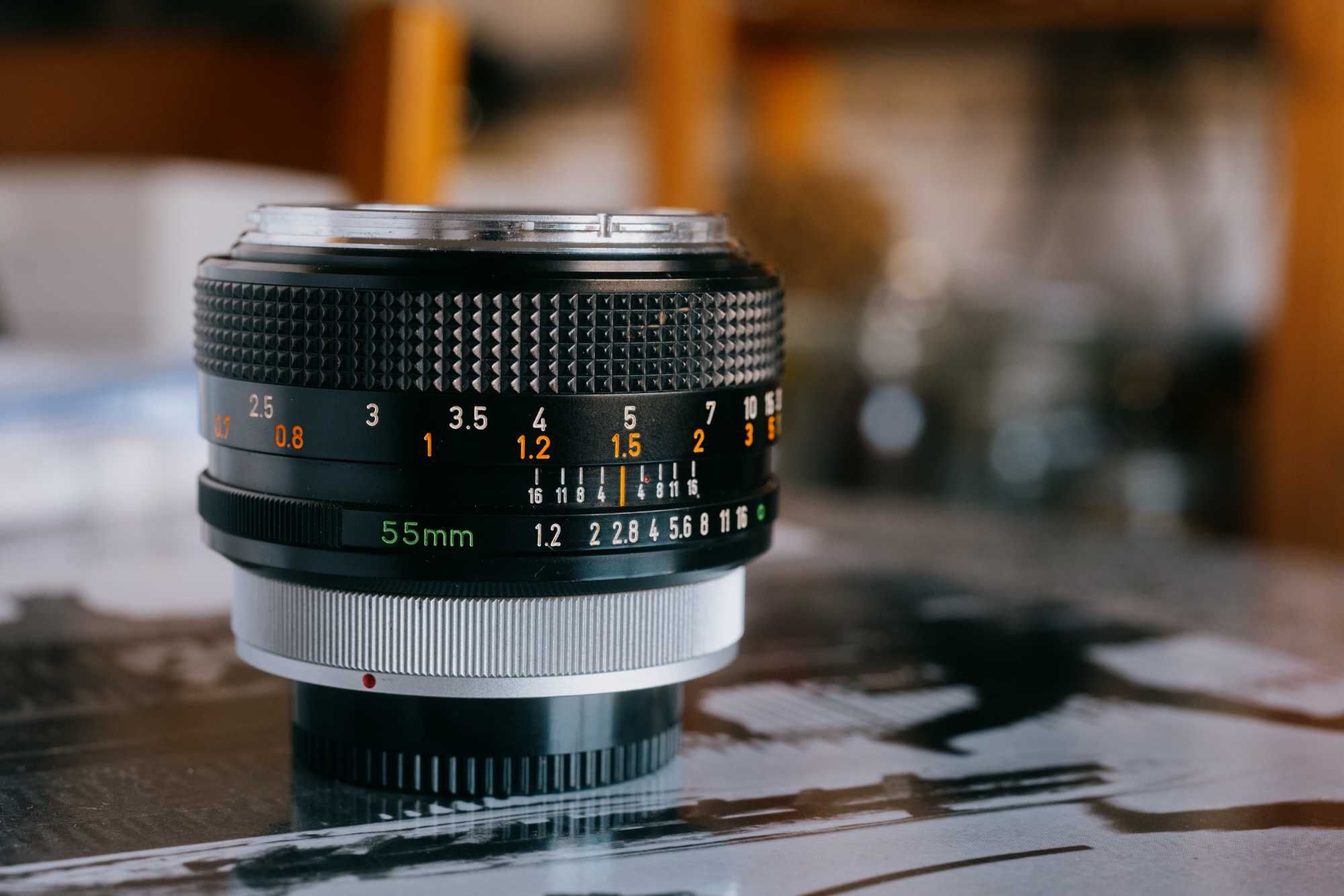 Canon FD 55mm f/1.2 Chrome Nose