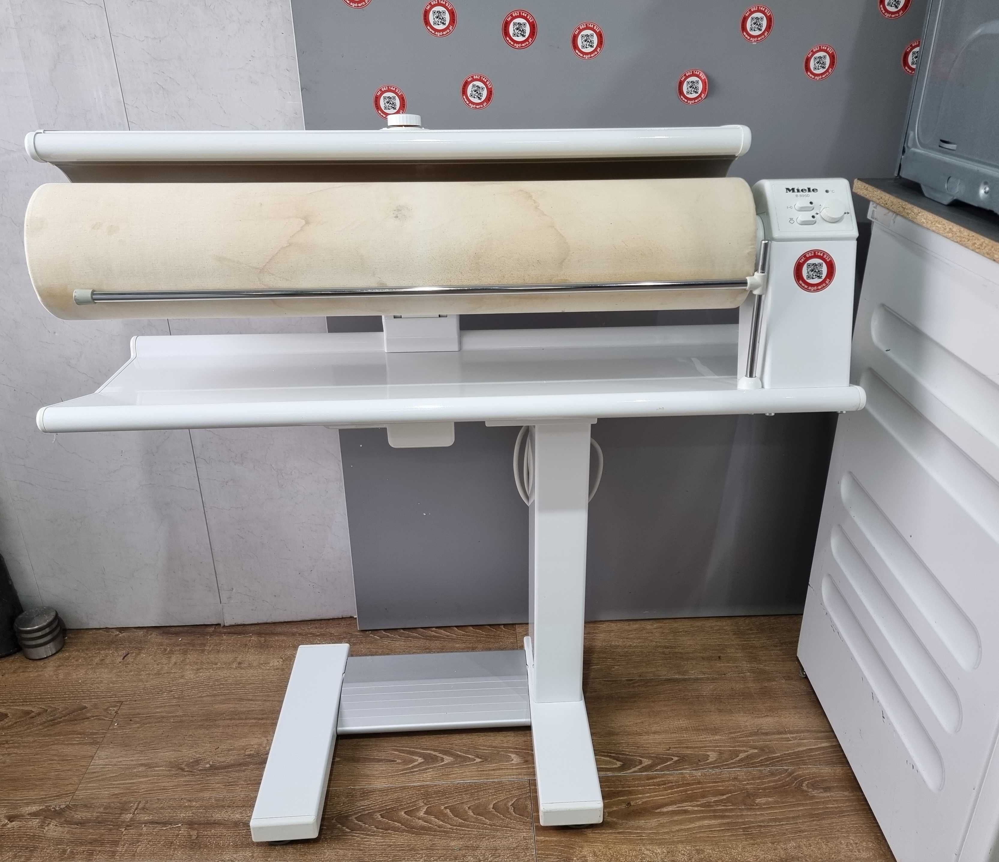 Magiel elektryczny, maglownica Miele B 895 D z funkcją pary, składany