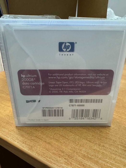 Картриджі HP Ultrium Data Cartridge C7971A 200Gb нові