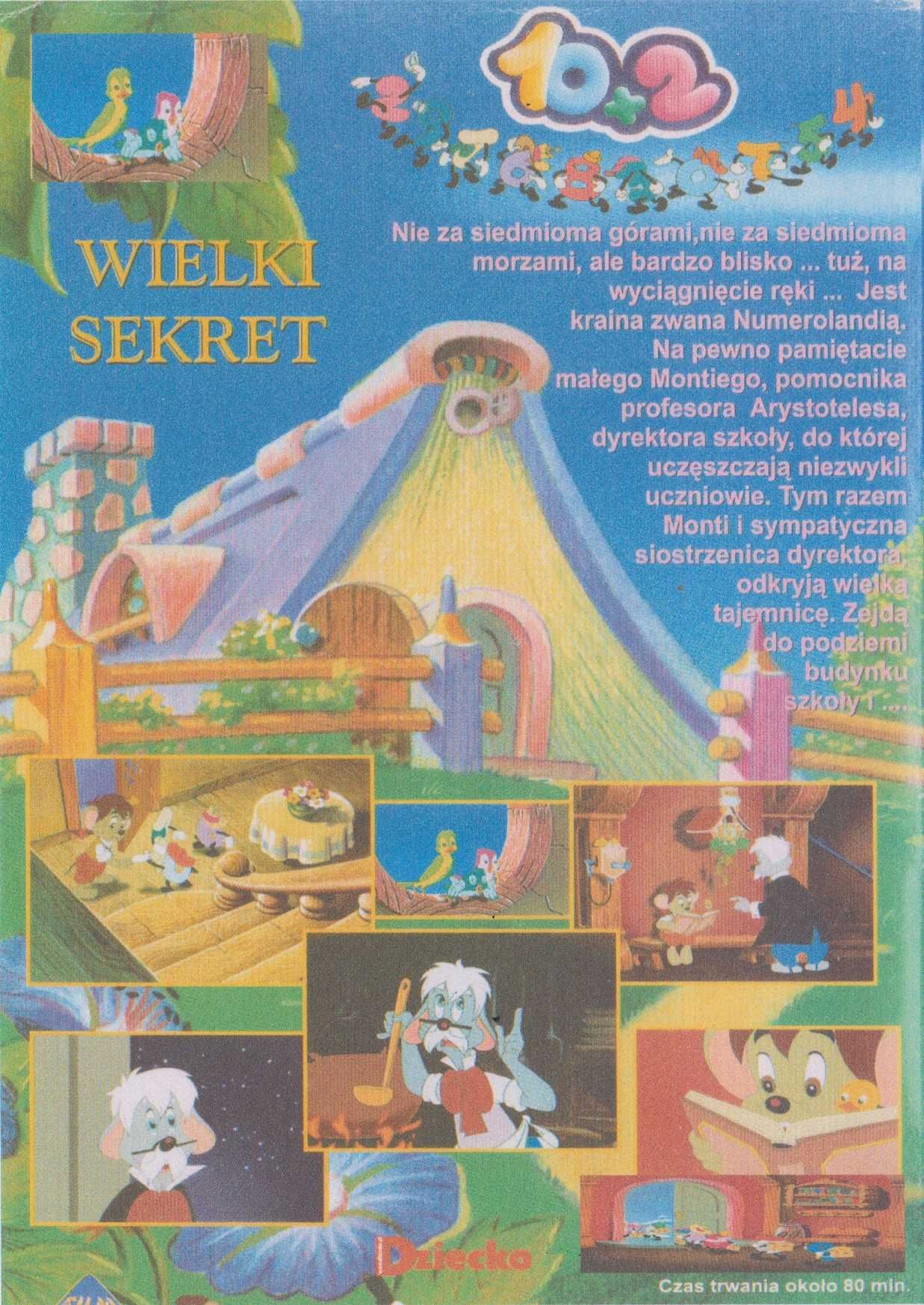 Magiczne cyferki Wielki Sekret - bajka na DVD