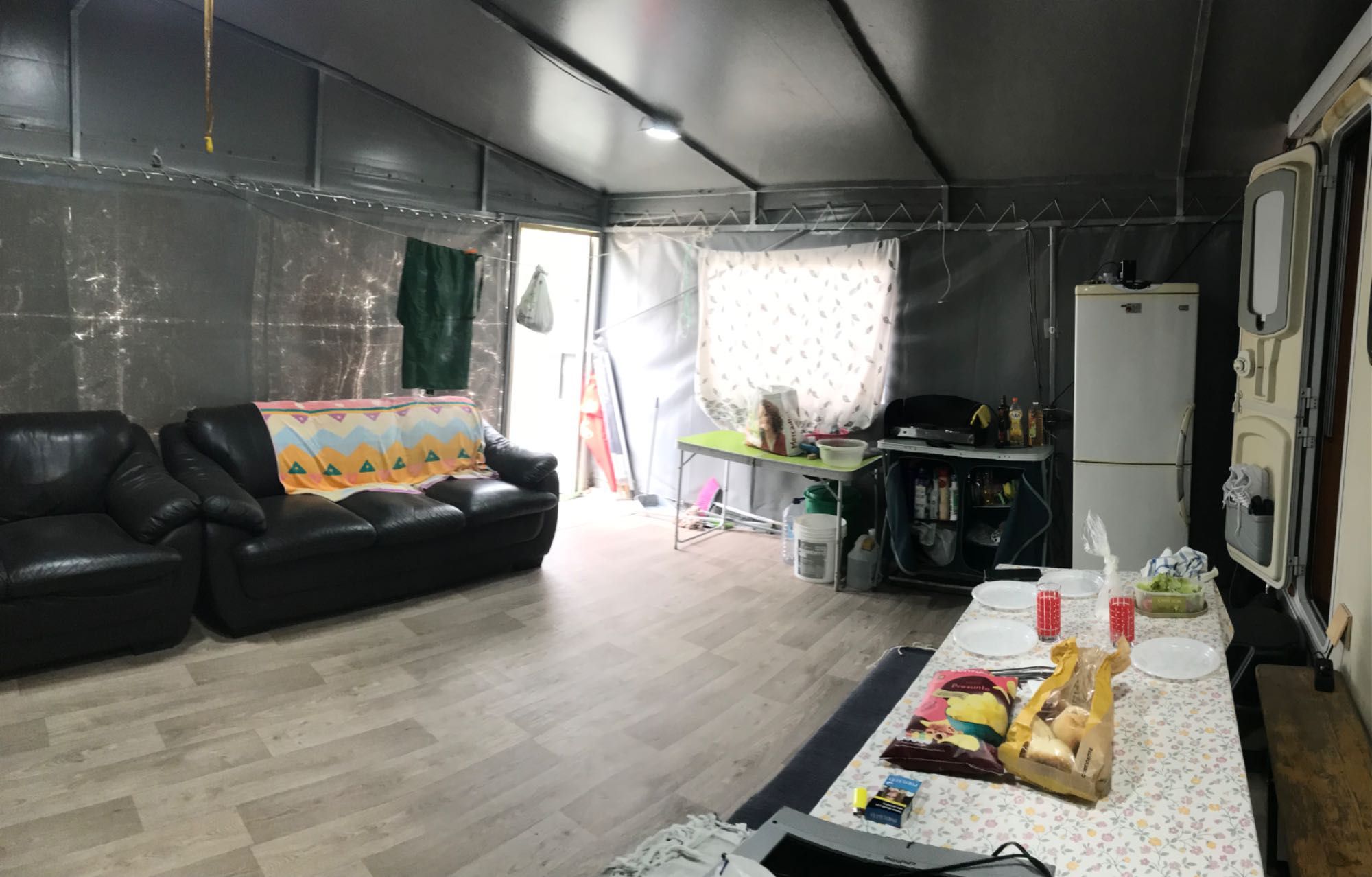 Alvéolos com caravana fixa em Viana do Castelo