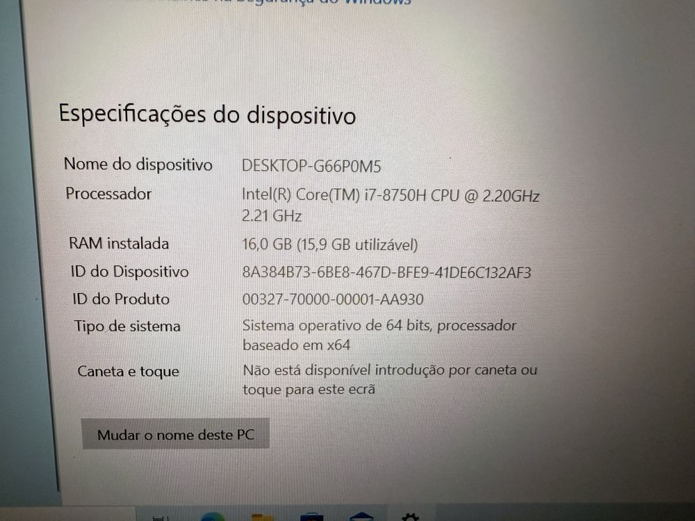 Portátil HP Omem