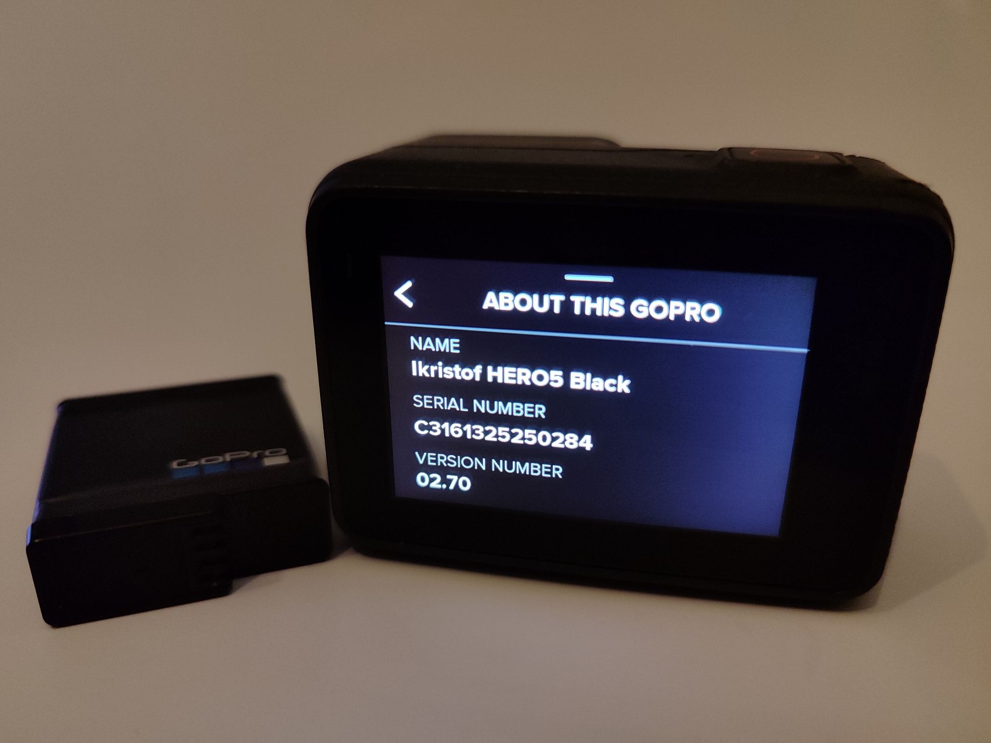 GoPro hero Black 5