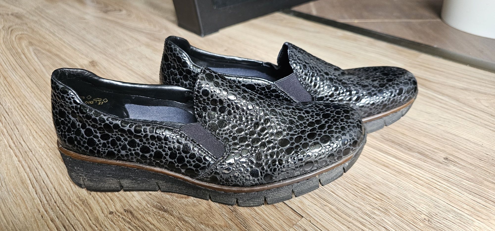 Rieker półbuty damskie rozmiar 40 wkładka 26cm używane