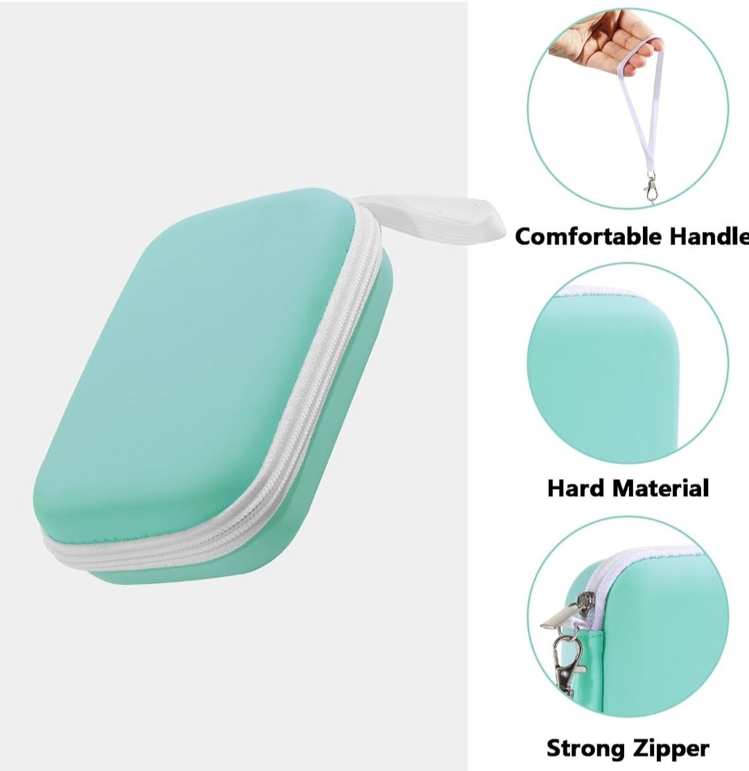D30 Etui na etykiety, zielone, kompatybilne z Phomemo D35 Maker