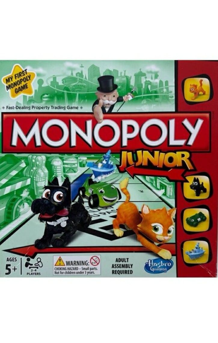 Настільна гра Hasbro Моя перша Монополія Monopoly Junior Board G