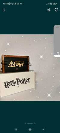 Pozytywka Harry Potter drewniana czarna x2