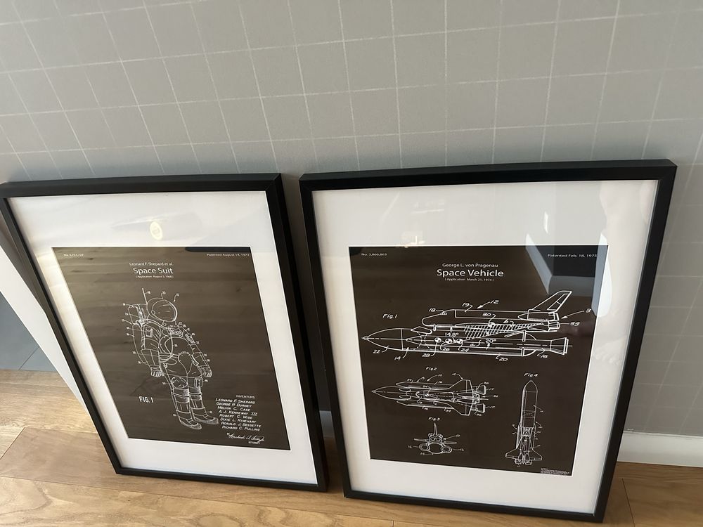 Plakaty kosmos w ramach Ikea Ribba 50x70