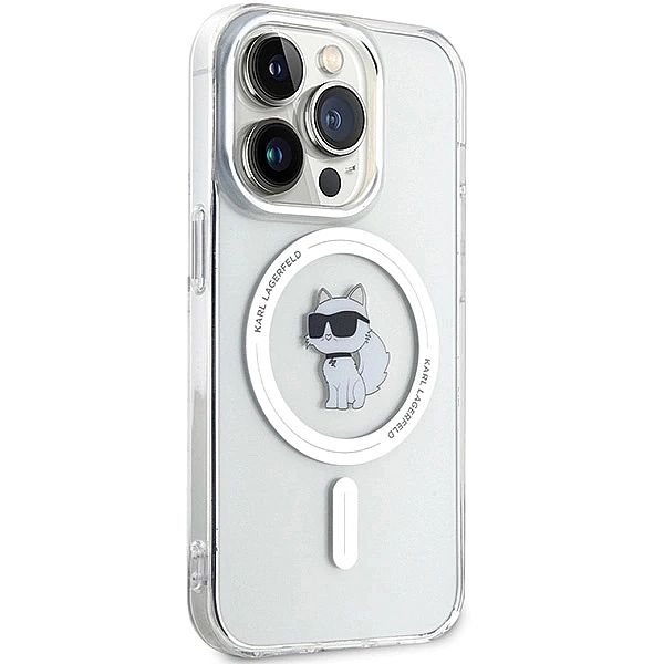 Etui Karl Lagerfeld IML Choupette MagSafe na iPhone 14 Pro - przezrocz